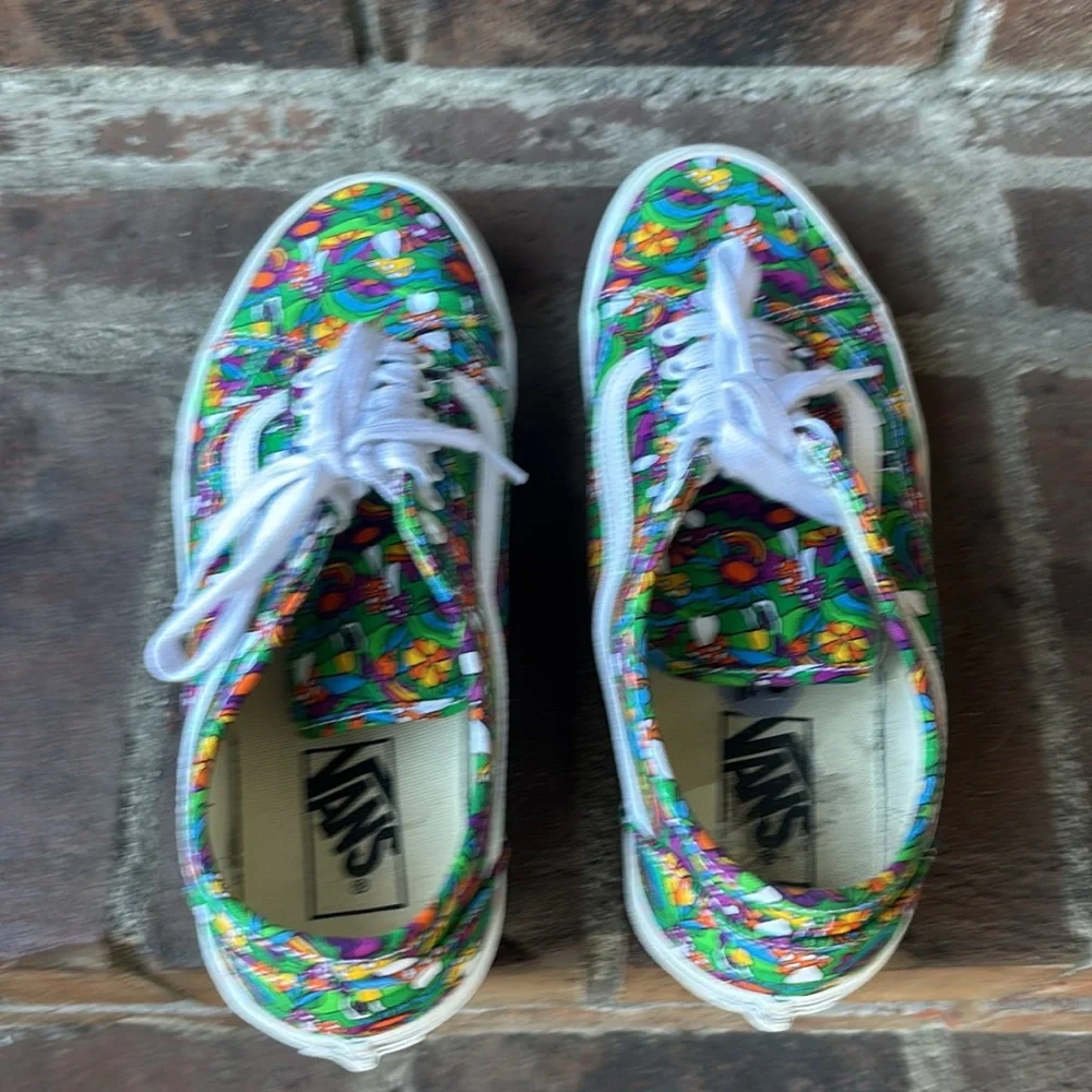 Vans Old Skool tapered psychedelic floral mushroom print shoes